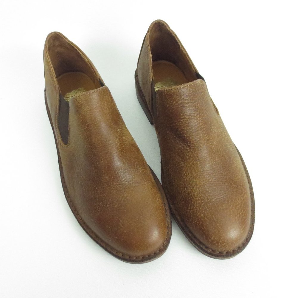 ROOTS Brown Leather Shoes Loafers Made in Italy
